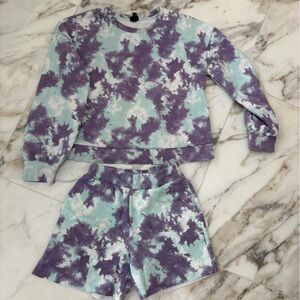 Kids Tie-Dye Lounge Set Bundle | Cozy Everyday Playwear | Size XL